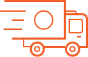 moving Orange moving truck icon representing Irvine moving service